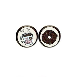 I Donut Care Earrings - Doughnut